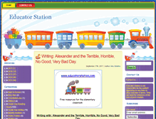 Tablet Screenshot of educatorstation.com